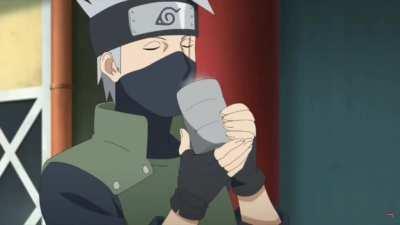 Kakashi and his mask