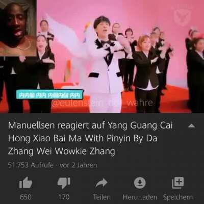 Manuellsen reagiert auf Yang Guang Cai Hong Xiao Bai Ma