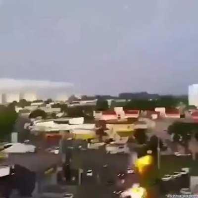 Lightning at a close distance