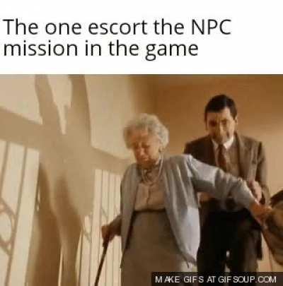 Mission Failed - The NPC was injured