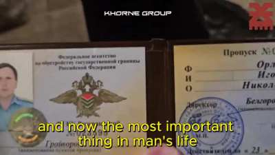 Ukrainian servicemen discovered the most curious find among personal belongings of a Russian border guard