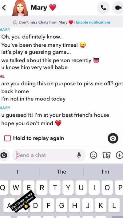 Your girlfriend cheats on you with BBC friend. Let’s play a game!