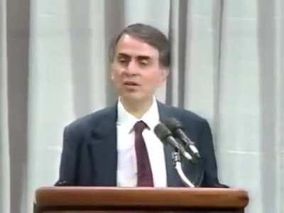 Carl Sagan on Man made Climate Change - 1990