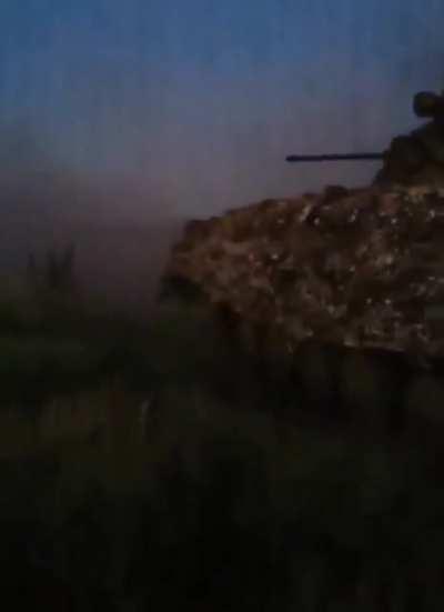 BMP-2 working on invaders position.