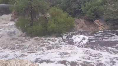 Took this of Sabino Dam earlier today.