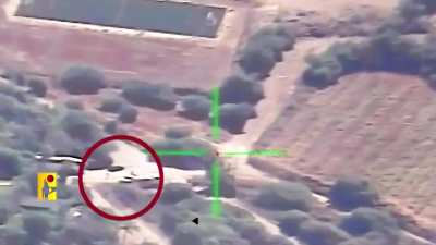 Hezbollah with their beloved ATGM targets IDF gathering on the border.