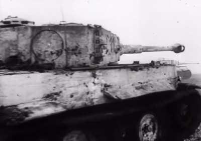 Tiger tanks in action on the Eastern Front 