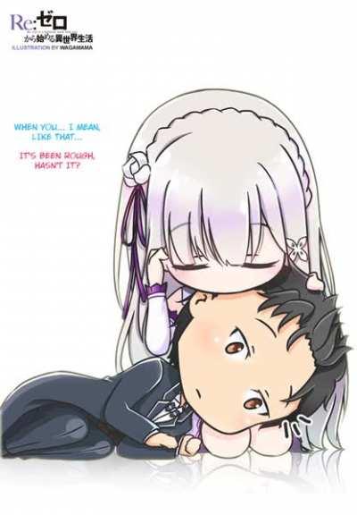 [Media] Emilia's lap pillow