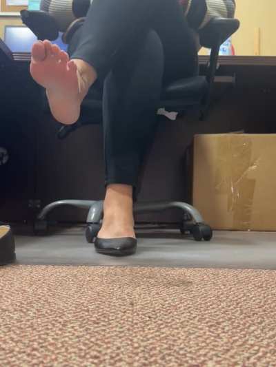 You like my sweaty work feet?