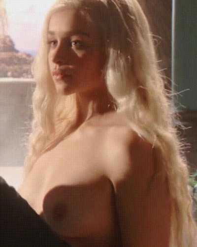 Emilia Clarke's iconic nude debut