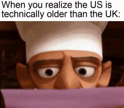 The US was declared in 1776, the UK was formed in 1801