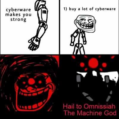 Hail to Omnissiah The Machine God