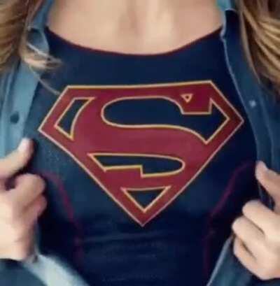 Supergirl Shirt Rip