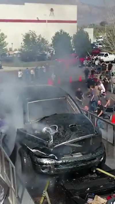 3000 horsepower Dodge Ram truck explodes