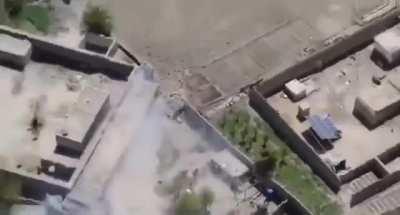 Drone footage of Pak mil raid on Isis compound