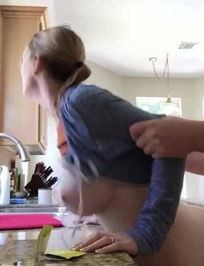 [/r/fuckdoll] Used in the kitchen