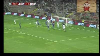 Bosnia &amp; Herzegovina 2-[1] Liechtenstein - Sandro Wolfinger 21' - GREAT GOAL
