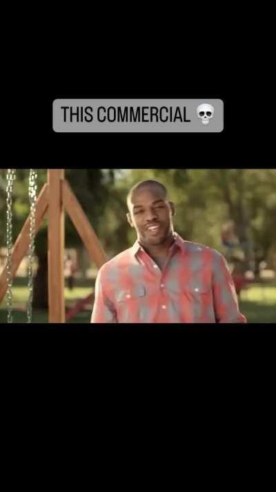 Jon Jones in a commercial 