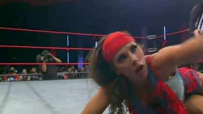 Meanwhile at Turning Point, Part 4: Mickie James tries to defend her Knockouts World Championship!