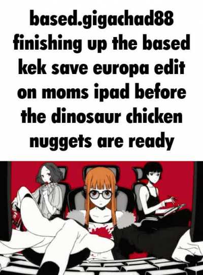 no shade on dino nuggets btw