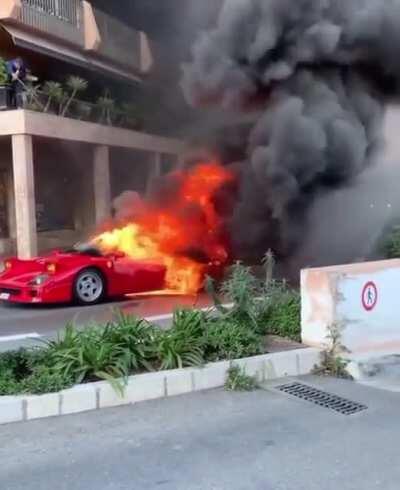 to put the car fire out