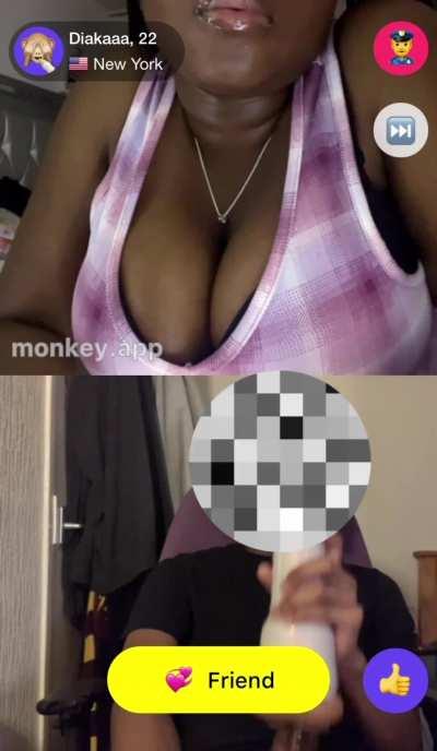 She Dipped, Nice Boobs Tho (Monkey App)