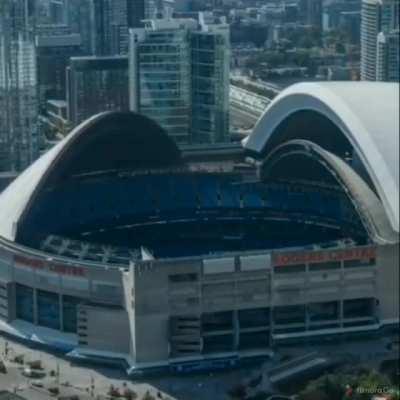 The roof of this stadium