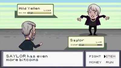 r/CryptoMarkets - Michael Saylor versus Wild Yellen! Bitcoin critical hit!