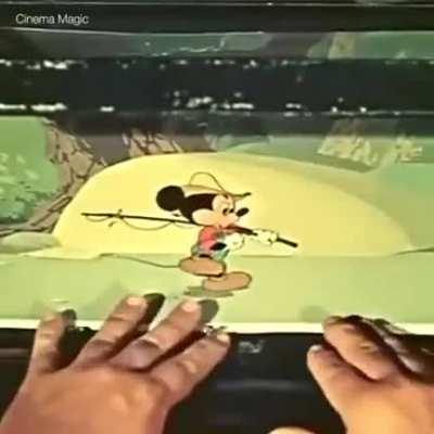 This is how cartoons used to be made