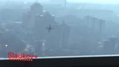 Russian SU-25 in Donetsk