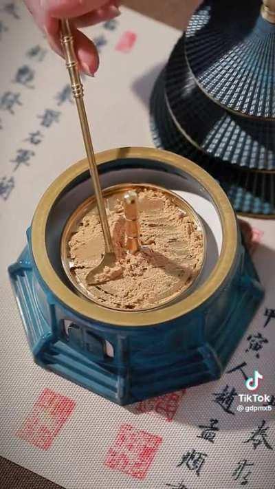 Chinese incense art with Agarwood