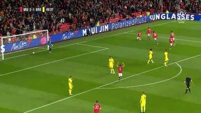 Manchester United 2 - 1 Brentford - Andreas Pereira (great goal)