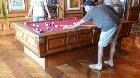 Pool table on a cruise ship