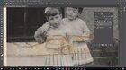 Timelapse - Found an old photo of my Mother and Aunt and had a go at retouching!