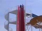 WCGW if I slide on a closed water slide?