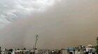 Sandstorm approaching in Jaipur