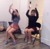 Lily and Aria's great legs