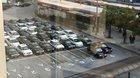 Taxis in Japan line up in an orderly fashion to pick up passengers