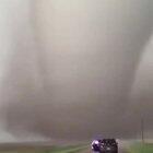 Time to Get the Hell Out of Dodge! Monster tornado tearing through Dodge City