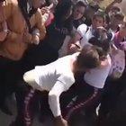 Fight between two girls.... and a boy