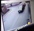 Guy robs a store and flies away