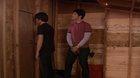 Drake & Josh stuck in treehouse but Josh is actually angry.