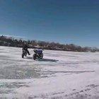 WCGW when riding motorcycle on the ice