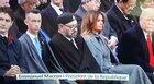 King of Morocco is bored at Armistice Day. Trump is not impressed.
