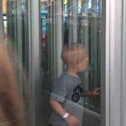 Kids running around in a glass maze are hilarious