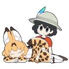 Kaban Pets Her Sleeping Serval!