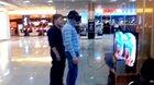 Guy gets pushed off virtual reality rollercoaster