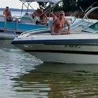 WCGW exiting from the front of a boat