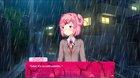 Natsuki turns around and dies. (Voice Acted)