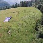 Flying through the Swiss mountains